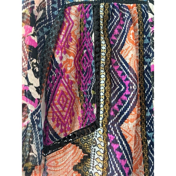 Vanessa Virginia anthropologie blouse top  lenora embroidery boho artsy‎ Size 0 - Picture 3 of 9